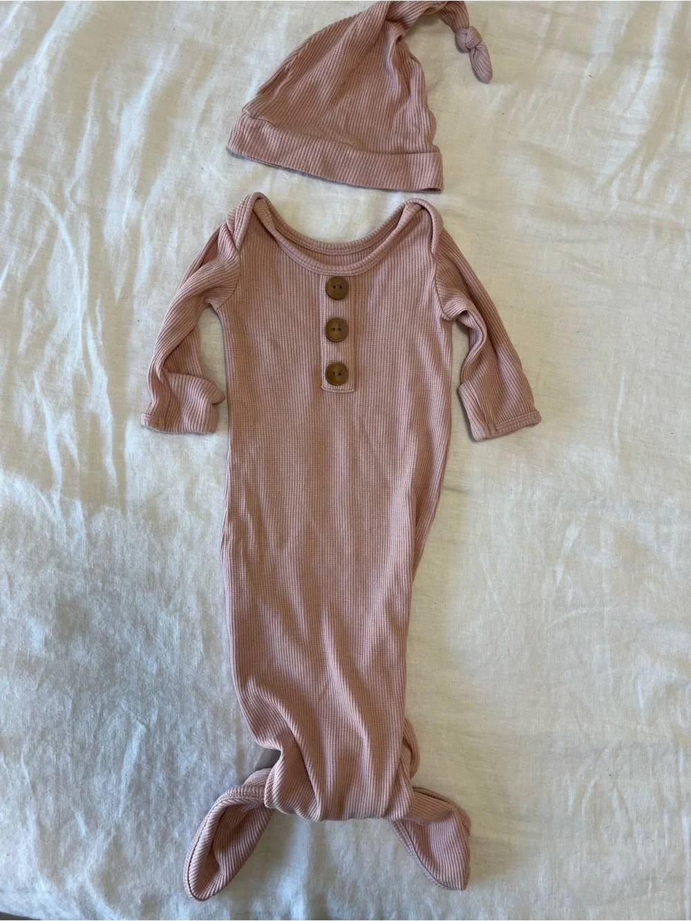 Caden Lane Knot Gown & Hat - 1